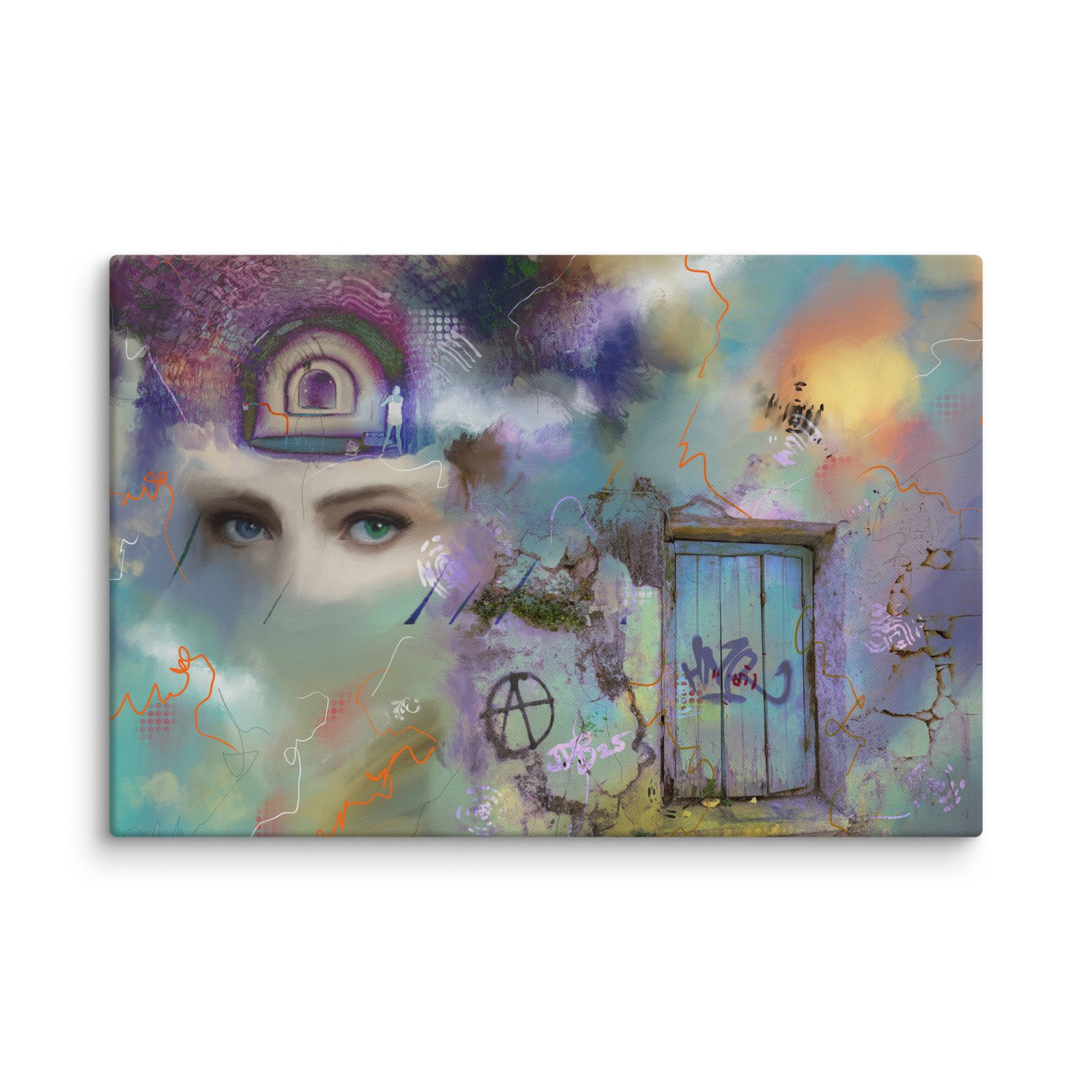 The vision Canvas print/ unique Abstract painting - Image 10