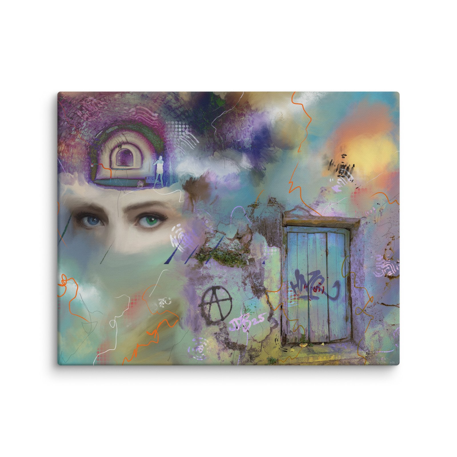 The vision Canvas print/ unique Abstract painting - Image 11