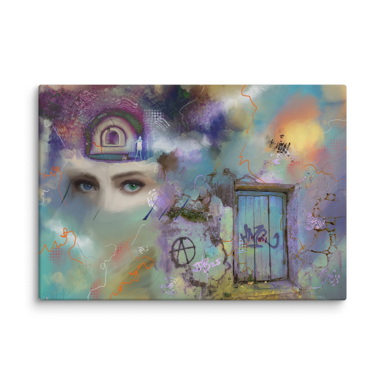 The vision Canvas print/ unique Abstract painting - Image 14