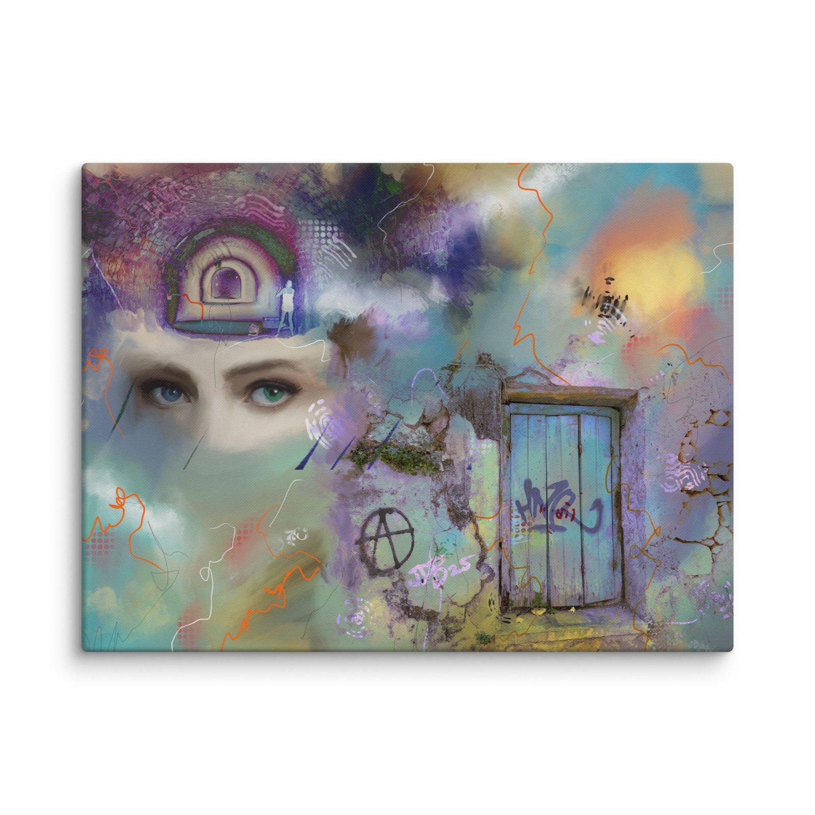 The vision Canvas print/ unique Abstract painting - Image 15