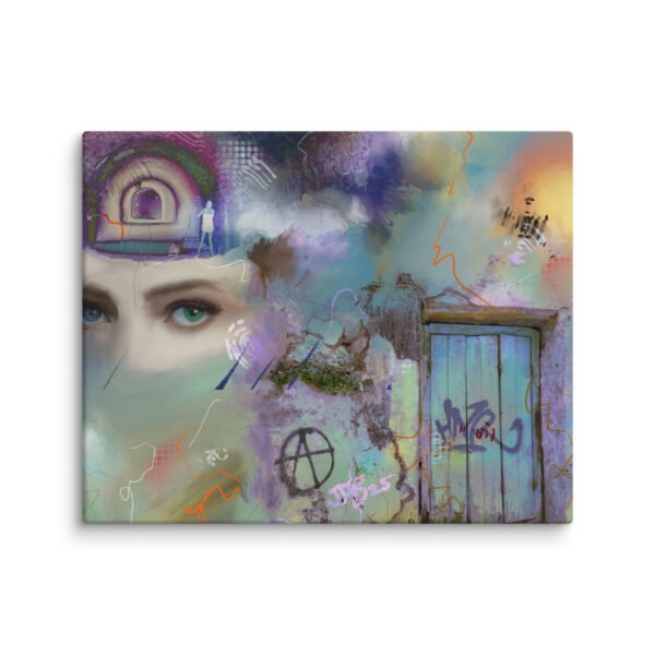 The vision Canvas print/ unique Abstract painting - Image 16